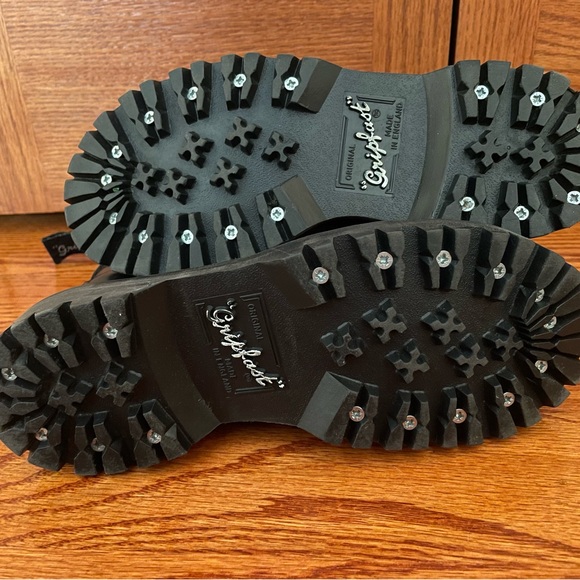 Gripfast 10 eye steel toe unisex UK size 5 boots black - Picture 3 of 6